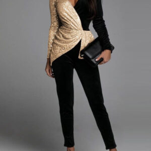 a long sleeve with sequins