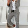 a set with borted pants and a jacket