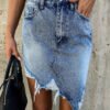asymmetrical denim