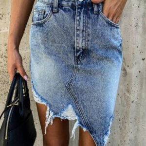 asymmetrical denim