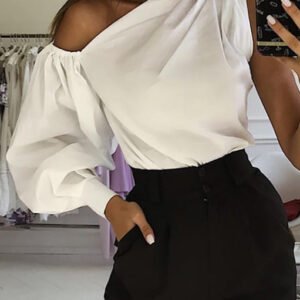 blouse for one frame with a wide sleeve