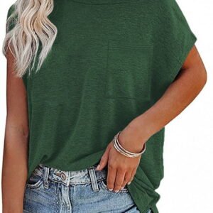 blouse with a short sleeve with a long loose cut with an open arm 2