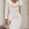 bodycon dress with print 2