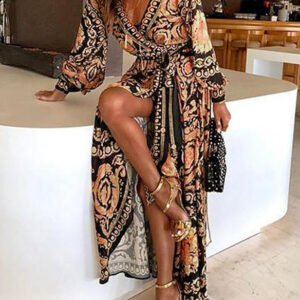 boho style maxi dress