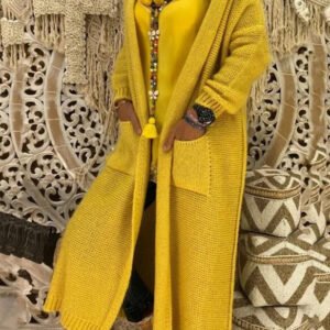cardigan with a hood for ankle