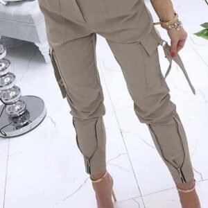 cargo pants with locks at the leg 2