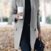 coat with a classic cut