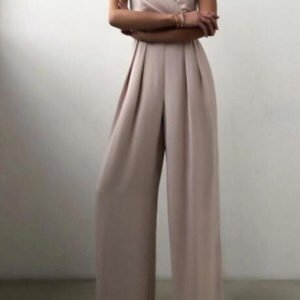 corset gora and wide legs overalls