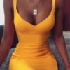 dress fitted with a neckline for bust 5