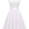 dress flared on ramechers with lace 6