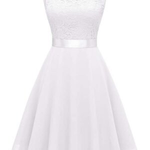 dress flared on ramechers with lace 6