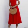 dress on ramechers with stitching at the waist 2
