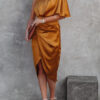 dress with a long sleeve with a scratching on the belly 4