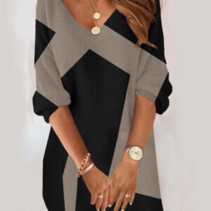 dress with loose sleeves for lokcia