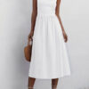 dress with racer with stitching at the waist 3
