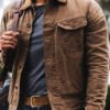 jacket from the pocket on the chest