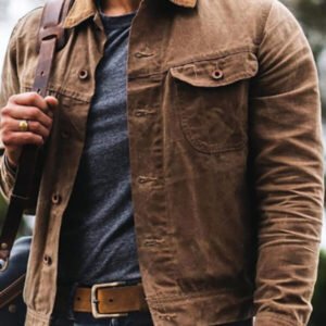 jacket from the pocket on the chest