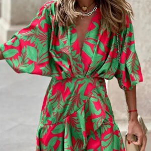 kimonan dress with frills 2