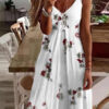 knee length dress with print 2