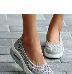lace ballerinas on a thick sports sole