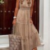 lace like lace dress in the style of boho on the ramellach