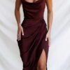 lingerie dress with draping