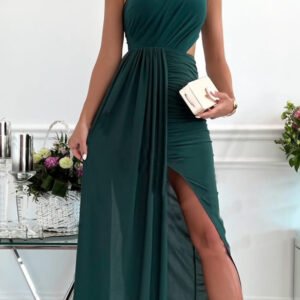 maxi dress for one frame with draping
