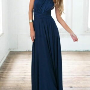 maxi dress from the top tied in two ways