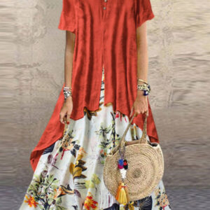 maxi dress with a very loose cut 2