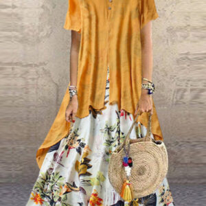 maxi dress with a very loose cut 5