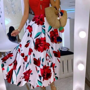 maxi dress with biuscie binding