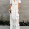 maxi dress with lace layer 2