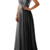 maxi dress with sequin envelope gora