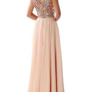 maxi dress with sequin envelope gora 2
