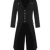 men s coat in the victorian style with decorative buttons
