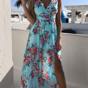 midi dress with envelope gora