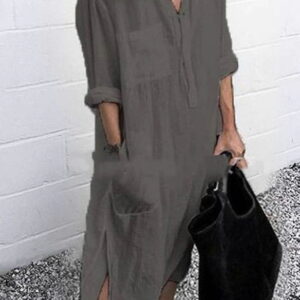 midi oversize 2 shirt dress 2