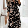 midi shirt with print