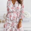 mini chiffon dress with envelope gora