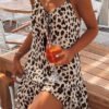 mini dress on thin ramechers with tassels