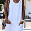 mini dress with braces with pockets 2