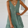 mini dress with buttons
