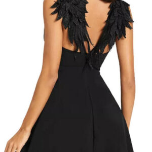 mini dress with lightning on the back