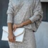 mini sequin dress with an open arm