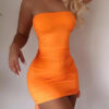 mini tube dress with lacing