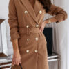 navy dress with belt 2
