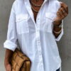 oversize shirt with a long back 2