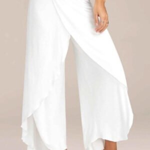 pants with wide stretch legs 2