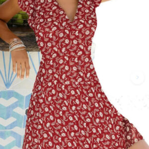 ramer dress with a neckline in the shape of the letters v 3