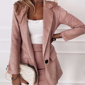 set with a mini ripe and long jacket 2